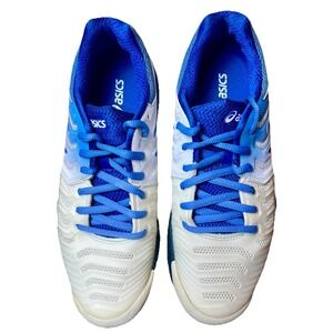 Asics Womens Gel Resolution 7 F45108 White Running Shoes Sneakers Size 7.5